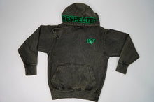 Load image into Gallery viewer, B$F RESPECTED HOODIE: GREEN ACID WASH
