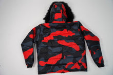 Load image into Gallery viewer, B$F RED CAMO BUBBLE COAT